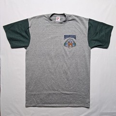Vintage Pennsylvania Shirt Deer Nature Gray Green Mens Large Colorblock Tee