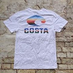 Costa Del Mar Men’s T-Shirt Short Sleeves In White Size M