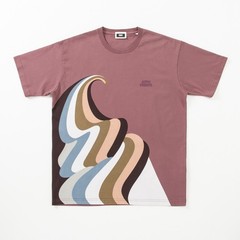 Unisex American Street KITH Macaron Ice Cream Print Cotton Crewneck Tee