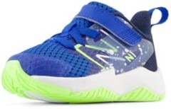 New Balance Kids Rave Run V2 Bungee Lace with Top Strap Shoe, Team Royal/Blue Oa