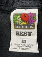 Fruit Of The Loom Shirt Mens Medium Black America’s Eagle Biker Wolf Graphic Tee