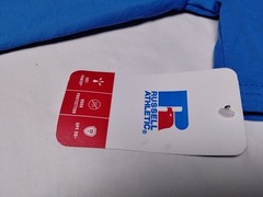 Russell Athletic Light Blue T-Shirt Short Sleeves (New With Tags) Size Medium