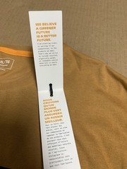 Timberland Shirt Mens XL TAN Long Sleeve Box Logo Graphic Tee – NEW with tag
