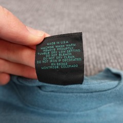 Vintage Habitat Wolves Shirt Mens Medium Blue Cabelas AOP Tee USA Single Stitch