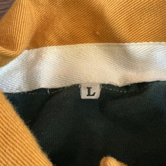 VTG South Africa Springboks Rugby Jersey Shirt Mens L Green Gold Embroider #24E2