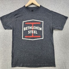 MV Sport T-Shirt Men’s M Gray Solid Cotton Logo Crew-Neck Short Sleeves Pullover
