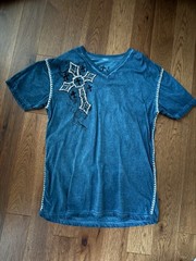 Affliction x Raw State Y2K Tee with Contrast Stitching