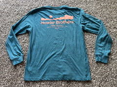 Howler Brothers Shirt Mens Medium Green Heed the Call Long Sleeve