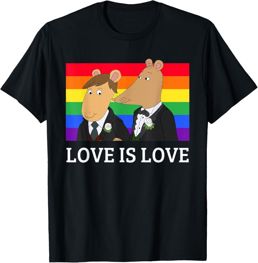 Love is Love Shirt LGBT Flag For LGBTQ Community T-Shirt