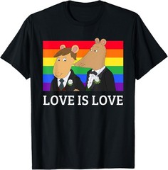 Love is Love Shirt LGBT Flag For LGBTQ Community T-Shirt