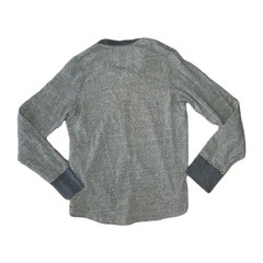 Vintage Abercrombie Y2K Muscle shirt mens XXL (Fits SMALLER like M) gray Henley