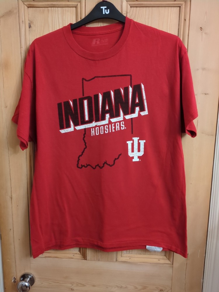 Indiana Hoosiers Russel Athletics T Shirt Size XL Pit To Pit 23