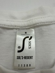 Sol’s-Regent Boys T-Shirt White Sports Graphic Logo Size M New