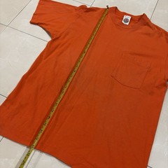Vintage Blank T Shirt Pocket Men’s M Made In USA Cotton Distressed Burnout Thin