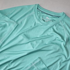 Tommy Bahama T Tee Shirt Performance Rash Guard Mint Green SS New Medium M