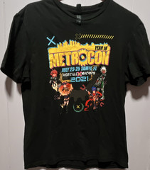 District The Concert Tee Metrocon 2021 Tampa FL Men’s Graphic T-Shirt Black M
