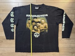 Rammstein Long Sleeve Band Shirt XXL The Roxx Official Graphic Tee Black Rare