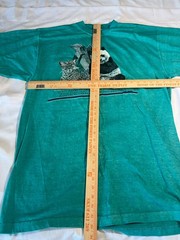 Vintage 90s Galt Sand Wildlife Shirt Size L Panda Leopard Dolphin