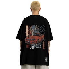 MFCT Men’s Streetwear Artwork Graphic Tee Crewneck Half Sleeves T-shirt
