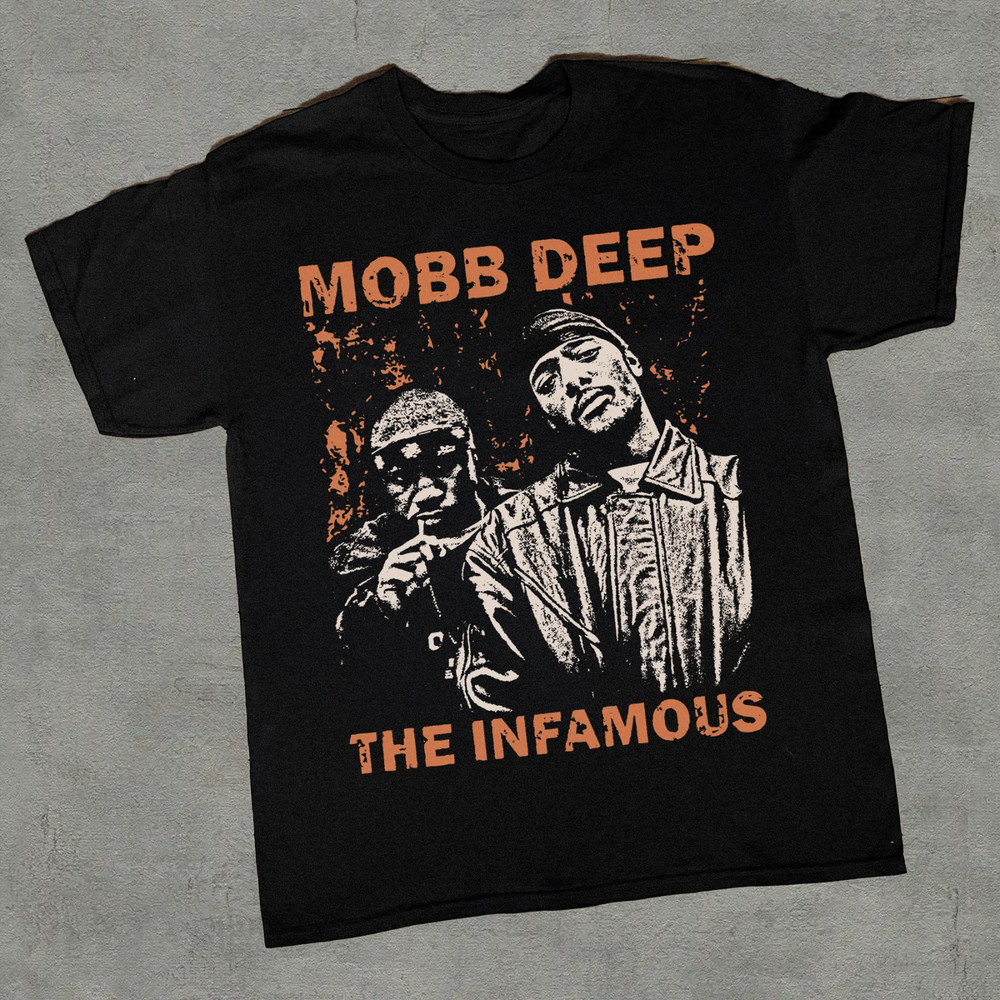 MOBB DEEP The InFamous Heavy Cotton Black Shirt S-5XL BT525