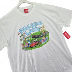 FULL SEND LAND Nelk Boys White Graphic T-Shirt Men’s Size 2XL Crew Neck Tee