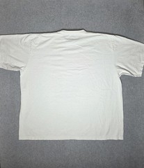 Champs CSG Shirt Mens 5XL White Short Sleeve Crewneck Blank Tee Big & Tall READ