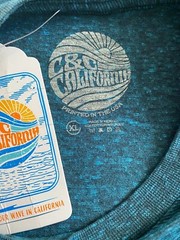 C & C California Teal Into the Sun Men Adult T-Shirt Size XL