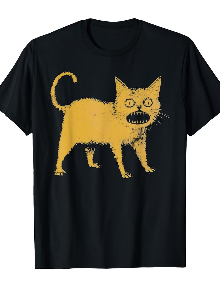 Horrible Japanese Cat Funny T-Shirt[Cool Design] Street Trending Style Women’s T