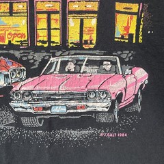 J Galt Shirt Mens Extra Large XL Streetwear Black Adult Al’s Burgers Hot Rods