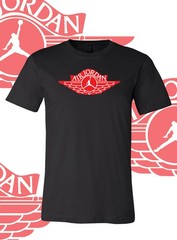 Men’s Basketball WINGS MJ Sports T-Shirt Tee Fast Ship!!