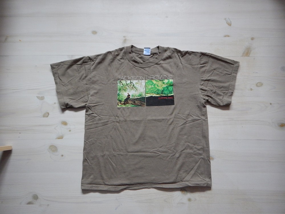 vintage 00s y2k jackson browne rock band tour tee size xl