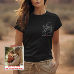 Custom Photo Mom & Kids Unisex T-shirt | Mother’s Day Gifts for Mom