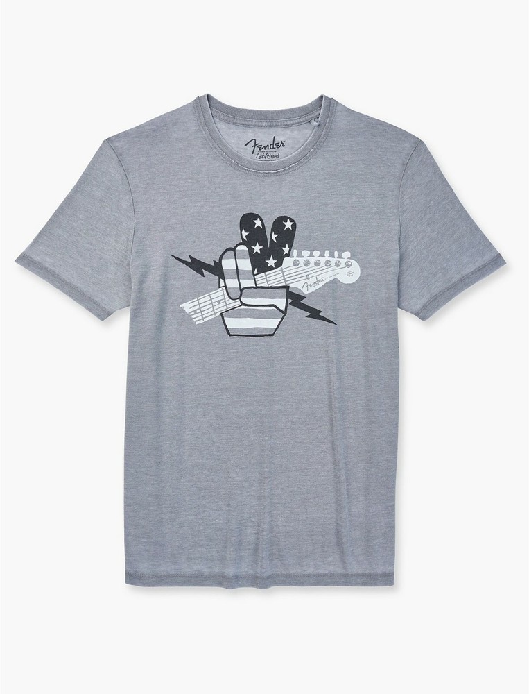 Lucky Brand Men’s FENDER Guitar Graphic Tee Sizes L, XL NWT Choose
