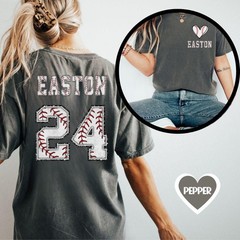 Custom Baseball mom shirt comfort colors Tball mom custom baseball gift