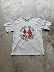2000 Vintage United States Marine Corps Tee Gray Men’s L M. J. Soffe Streetwear
