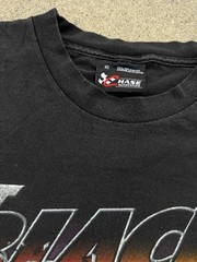 Vintage 90s Dale Earnhardt Jet Black Attack NASCAR Racing T-Shirt XL Distressed