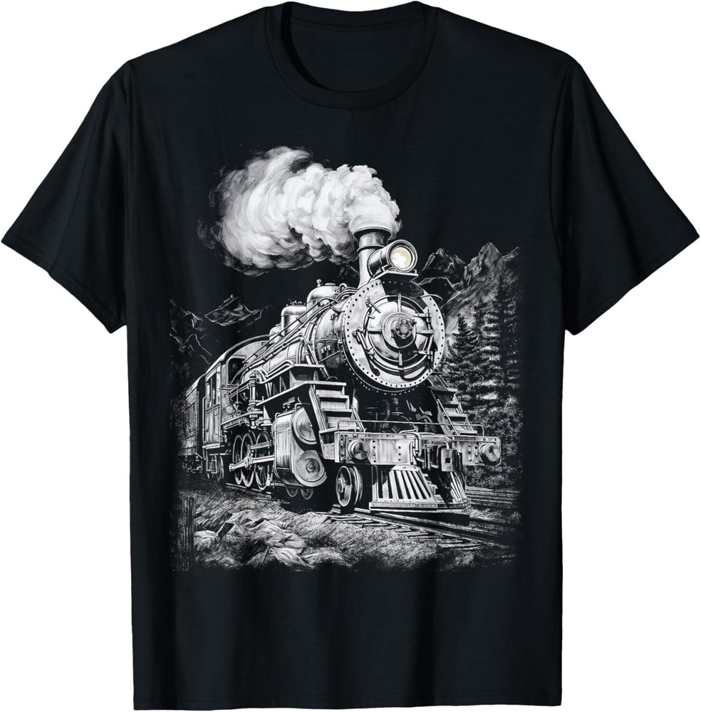 Steam Engine Train Steam Train Locomotive vintage Train Gift Unisex T-Shirt