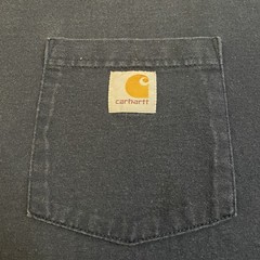 Men’s Carhartt Pocket T-Shirt Size XL Tall Navy Blue Original Fit Workwear Dad