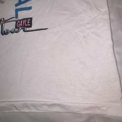 Crystal Gayle Concert On Tour Tshirt Vintage Graphic XL White Screen Stars