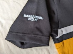 Barbarian Rugby Wear PRO-Fit men’s L Training Jersey short sleeve shirt striped