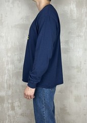 Ned’s Atomic Dustbin Rock Band Vintage Long Sleeve T-shirt Size XL Navy Blue