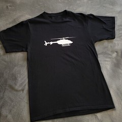 Helicopter Military Air Evac Emergency Chopper News Crew Small Black Silhouette