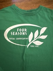 Four Seasons Landscaping T-Shirt, Xl As Seen On The Stop The Steel Presser