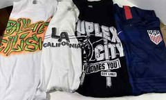 Lot of 5 Random Men’s Graphic Tees T-Shirts LIQUIDATION Size XL