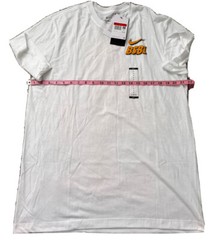 Nike Sportswear Men’s Baseball BSBL Logo Gold & White Breathable Anti-Odor Large