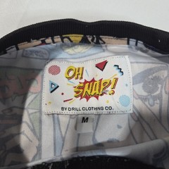 Oh Snap! Drill Clothing Co. T-Shirt Men’s Medium Comic Pop Art All Over Print