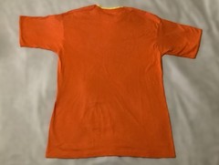 Vintage 90s Two-Tone Orange & Yellow T Shirt Size Large