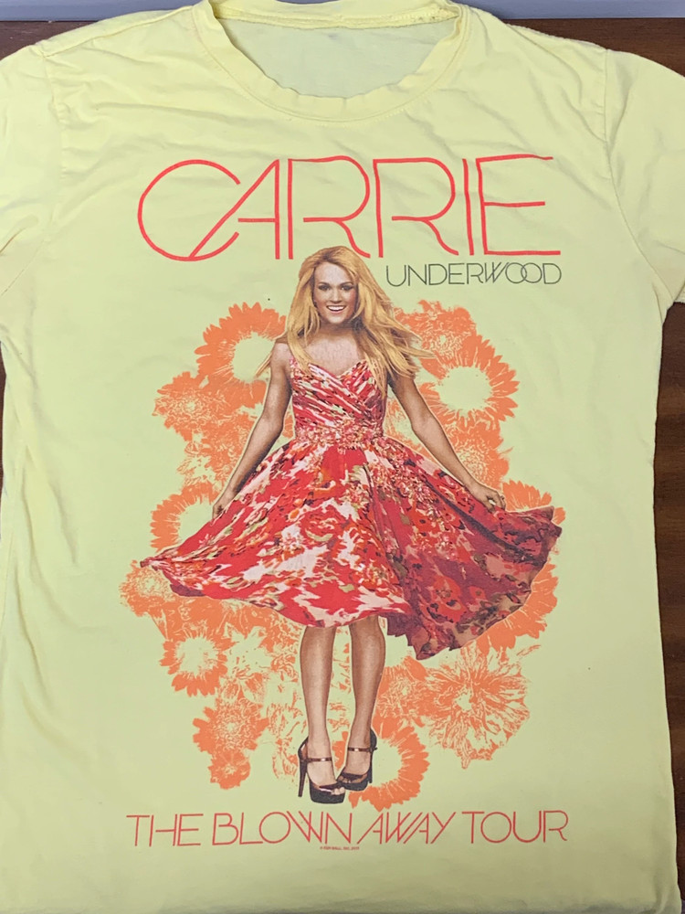 Carrie Underwood the Blown Away Tour Cornsilk T-shirt All Size S to 5XL NZ1018