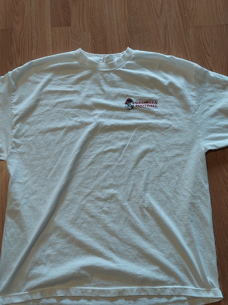 Vintage Y2K Georgia Football Georgia Bulldogs T Shirt Size Adult 2XL Football