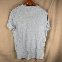 Wallace And Barnes T Shirt Mens Medium Indigo Blue Slub Cotton Pocket Tee